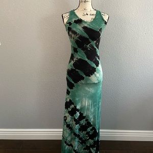 Tye dye maxi dress